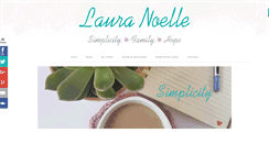 Desktop Screenshot of lauranoelle.com