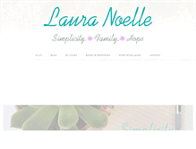 Tablet Screenshot of lauranoelle.com